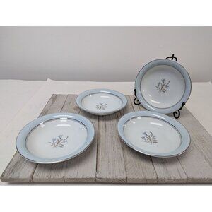 Set Of 4 Noritake Bluebell Dessert Bowls 5558 Fine China